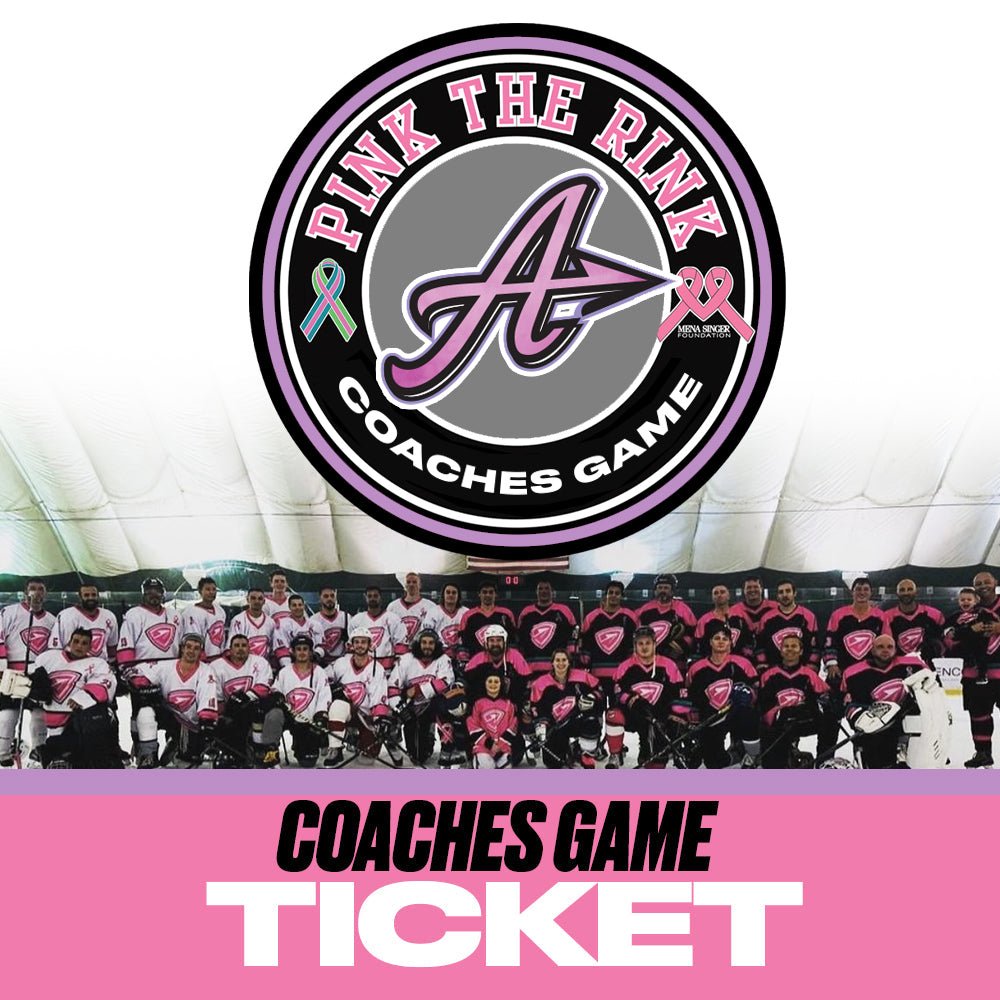 Pink the Rink Cancer Awareness - COACHES GAME TICKET
